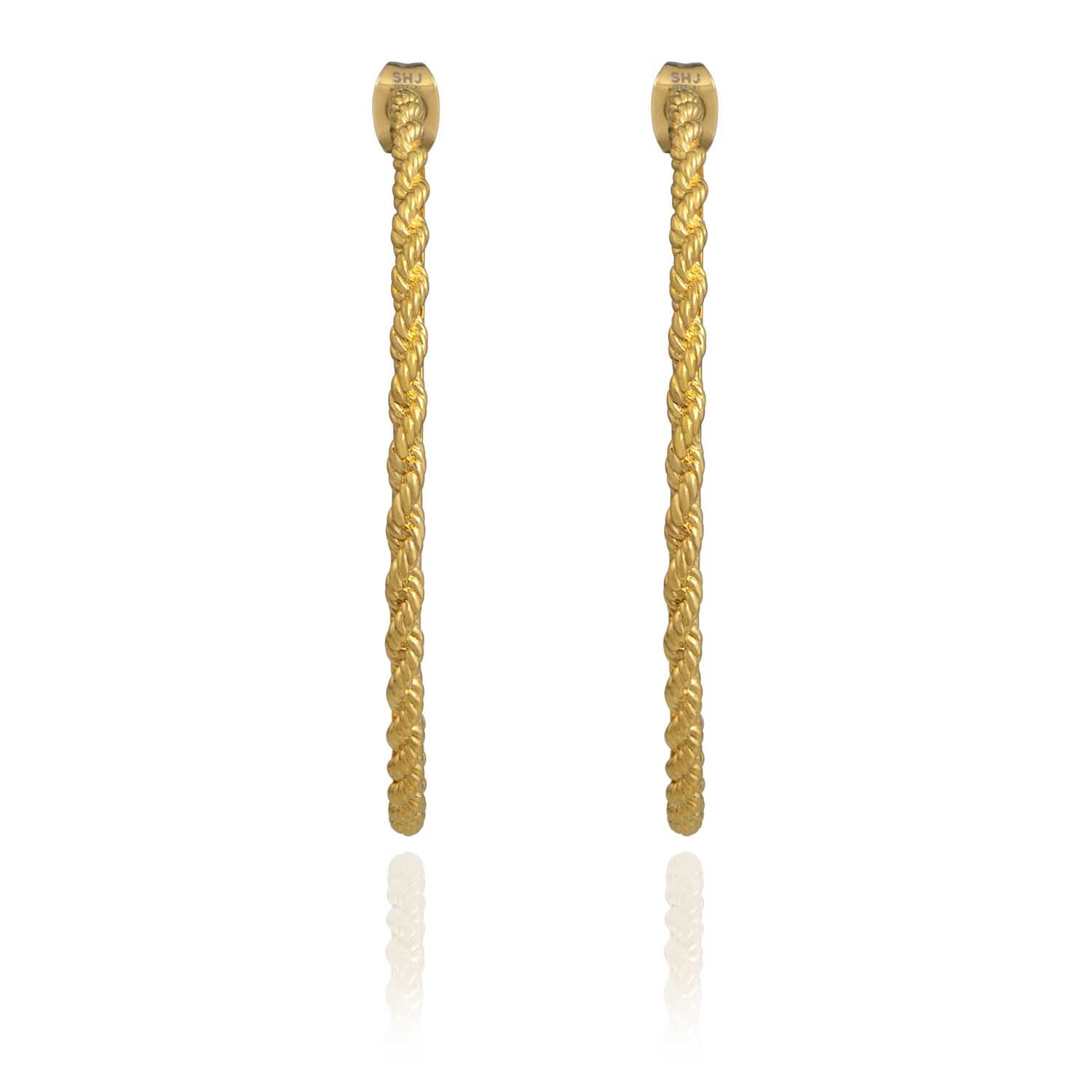 Rope Hoop Earrings