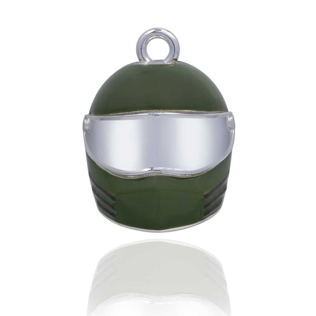 Green Air Force Helmet Road Bell