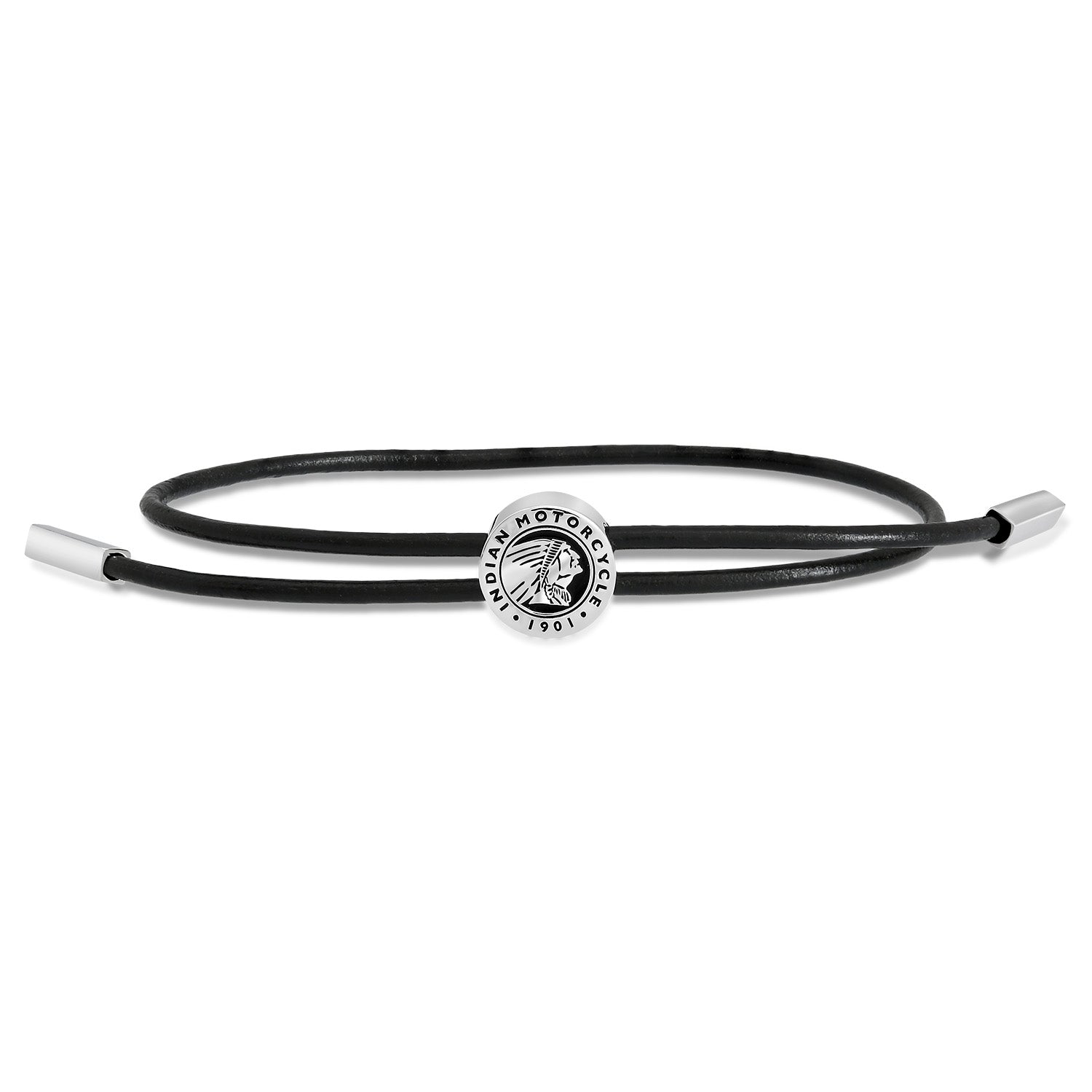 Ride & Glide Adjustable Leather Bracelet