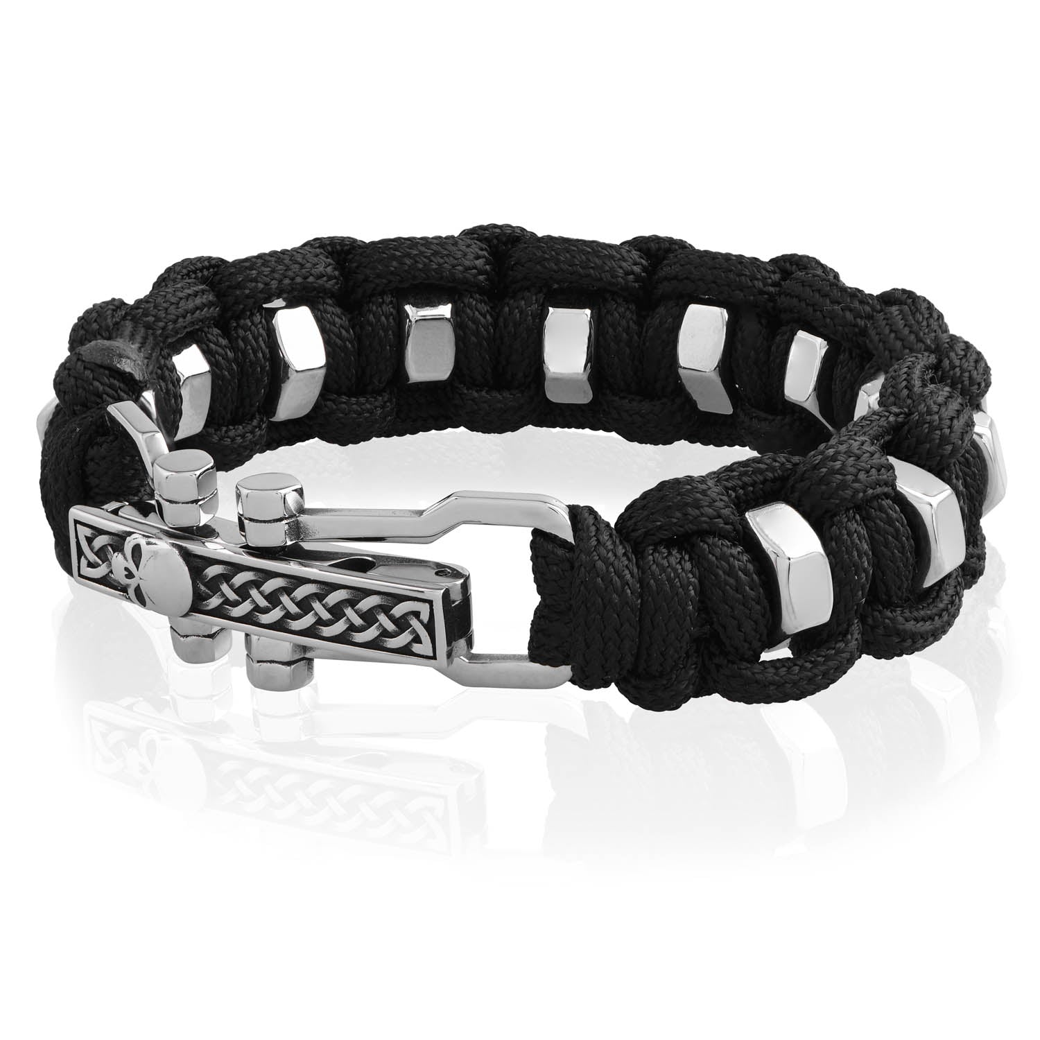 Skull & Weave Paracord Bracelet