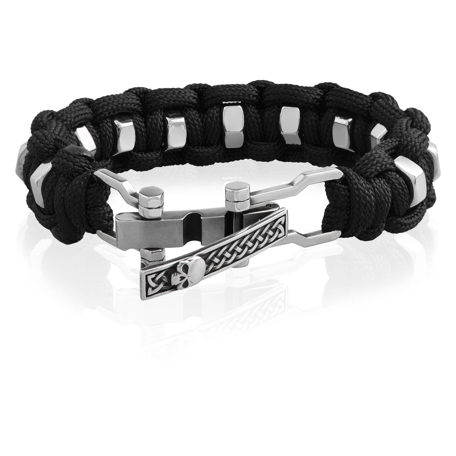 Skull & Weave Paracord Bracelet