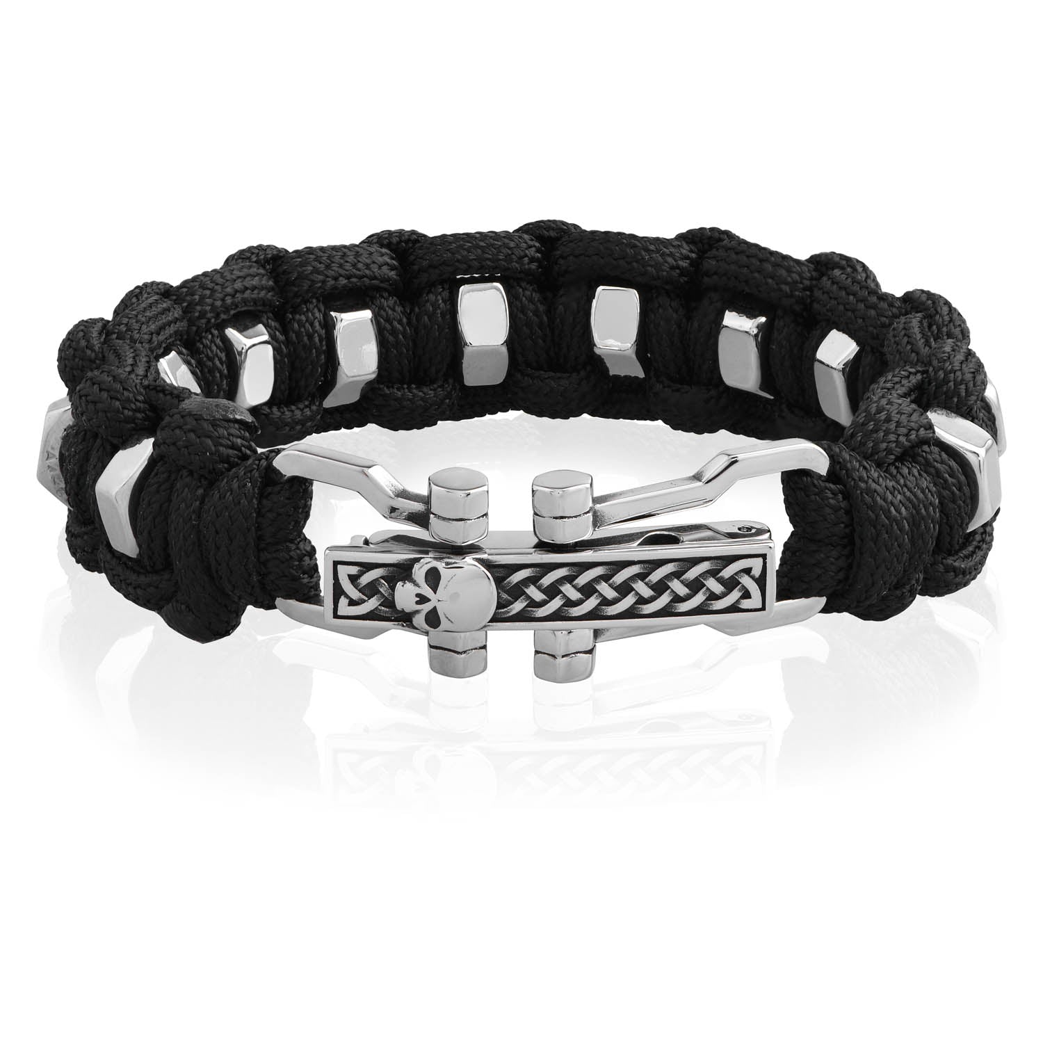 Skull & Weave Paracord Bracelet