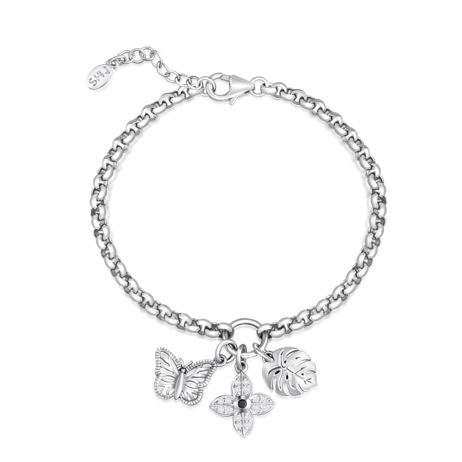 Charm Cluster Bracelet