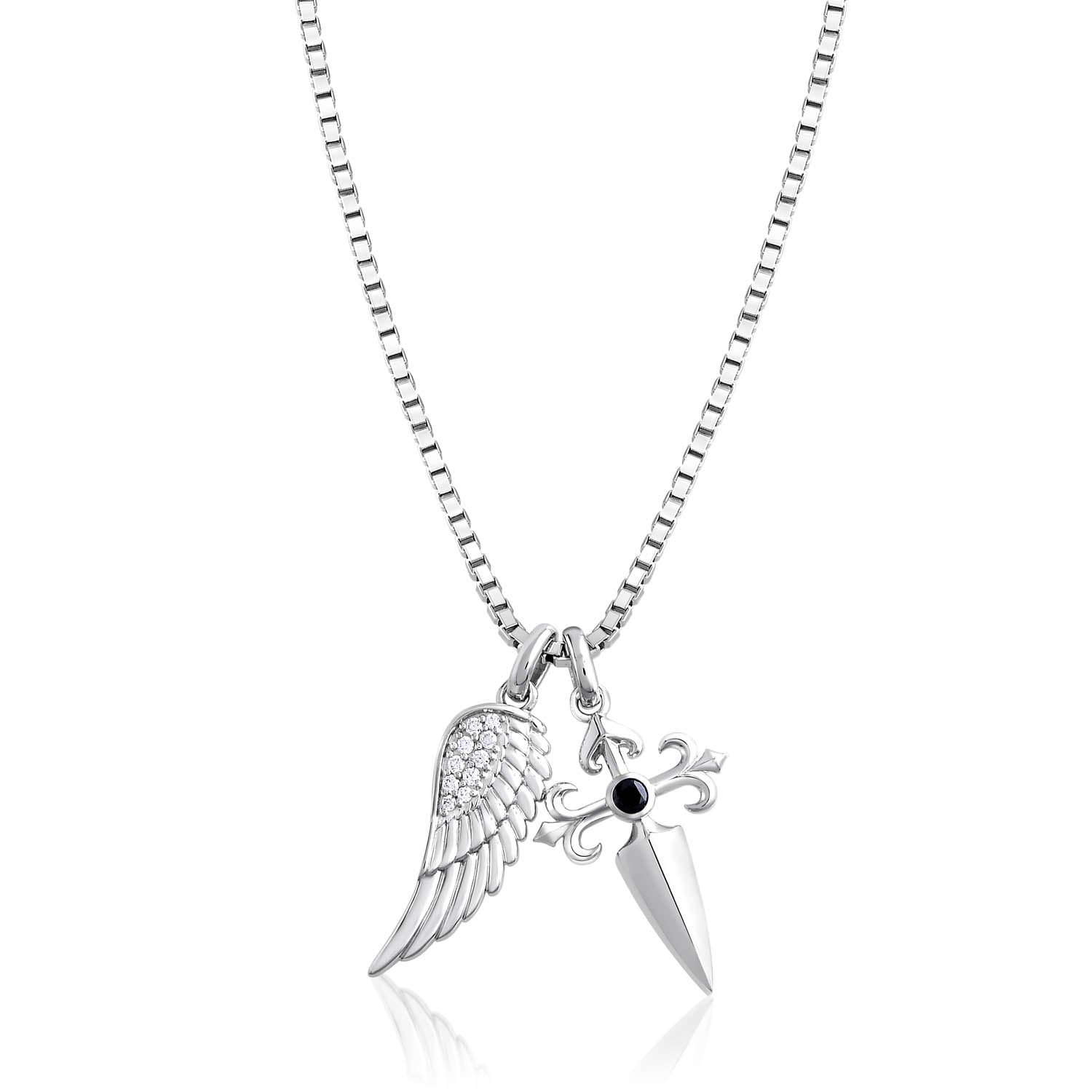 Dagger & Wing Necklace