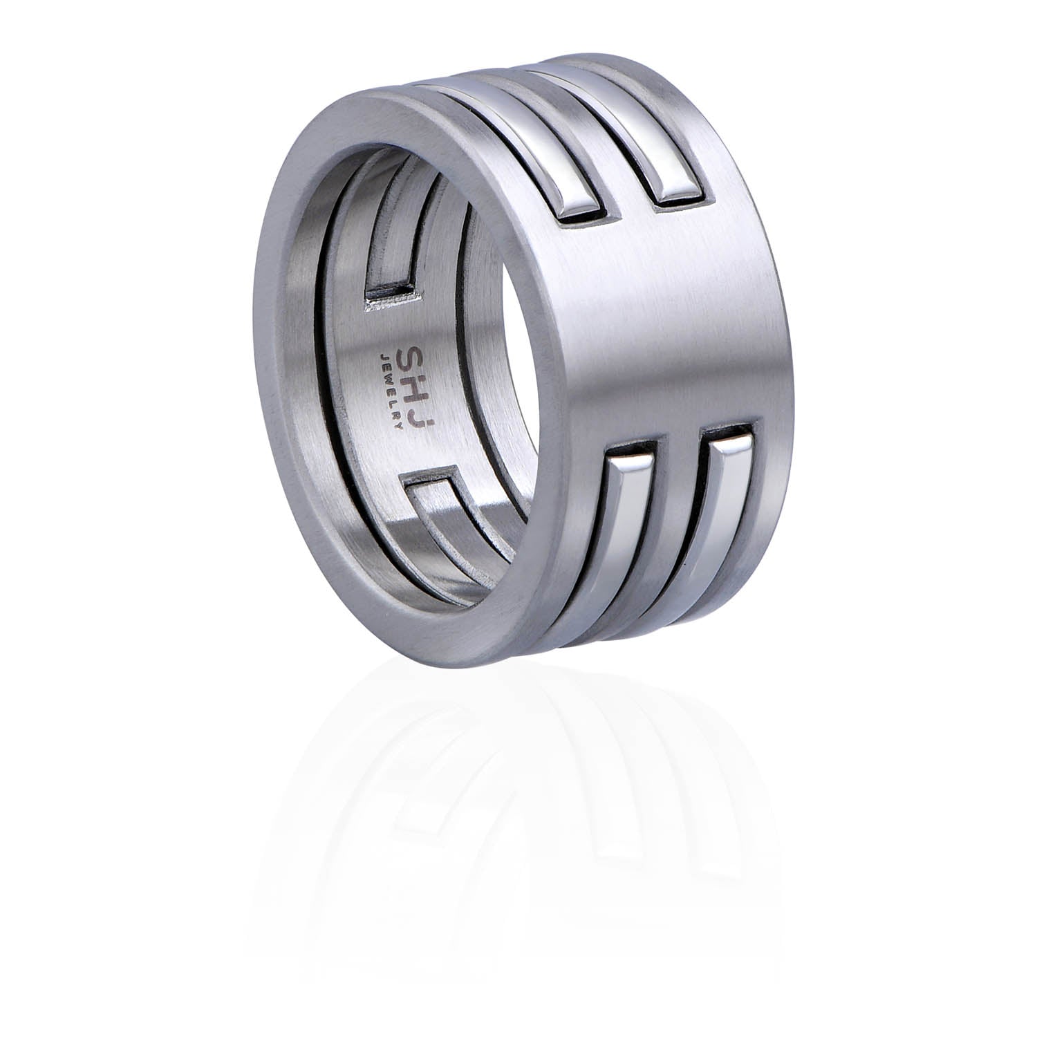 Double Stacked Puzzle Ring