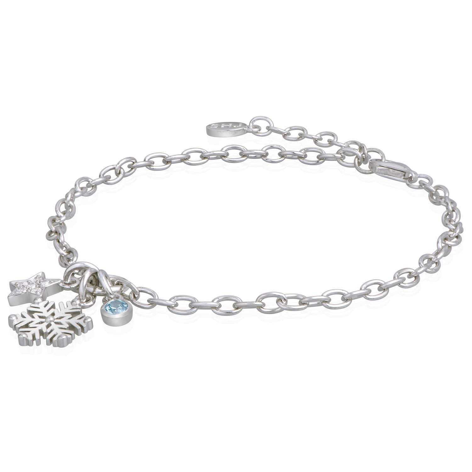 Snowflake Charm Bracelet