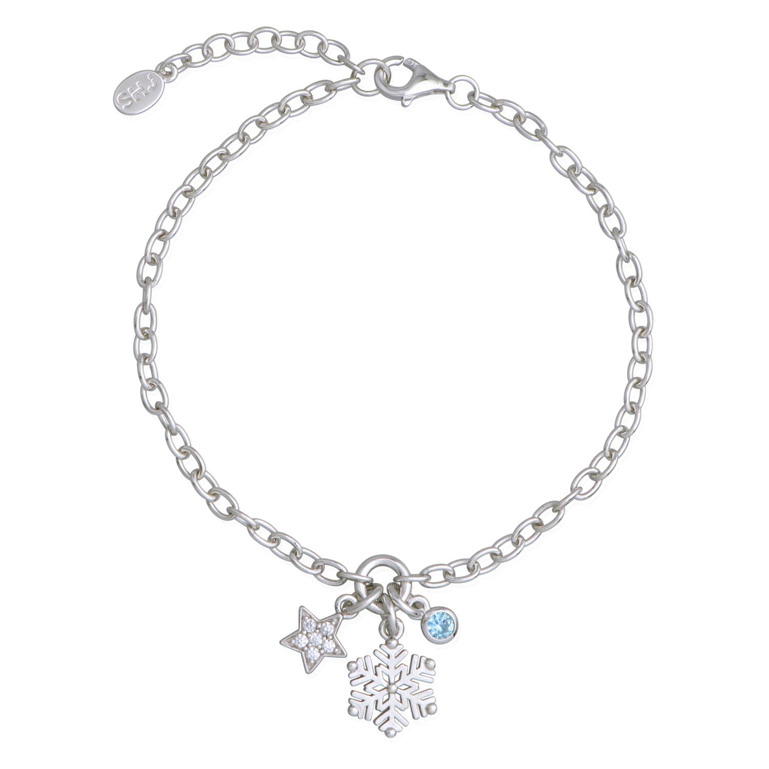 Snowflake Charm Bracelet