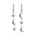 Moon & Stars Drop Earrings