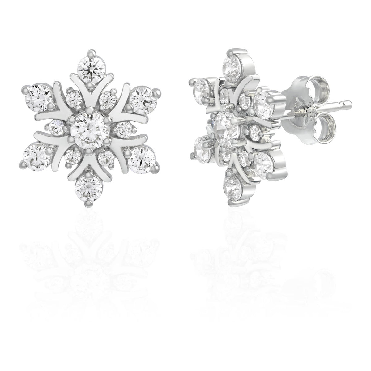 Snowflake Post Earrings