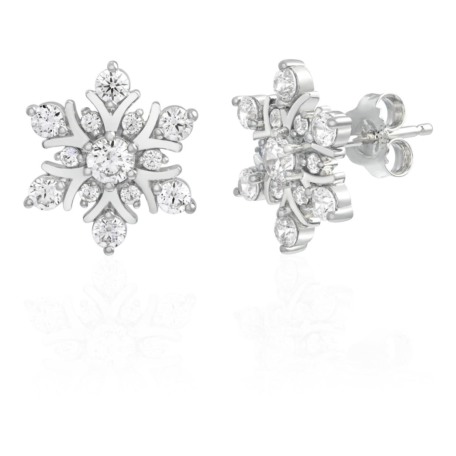 Snowflake Post Earrings