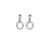 Toggle Bar Door Knocker Earrings