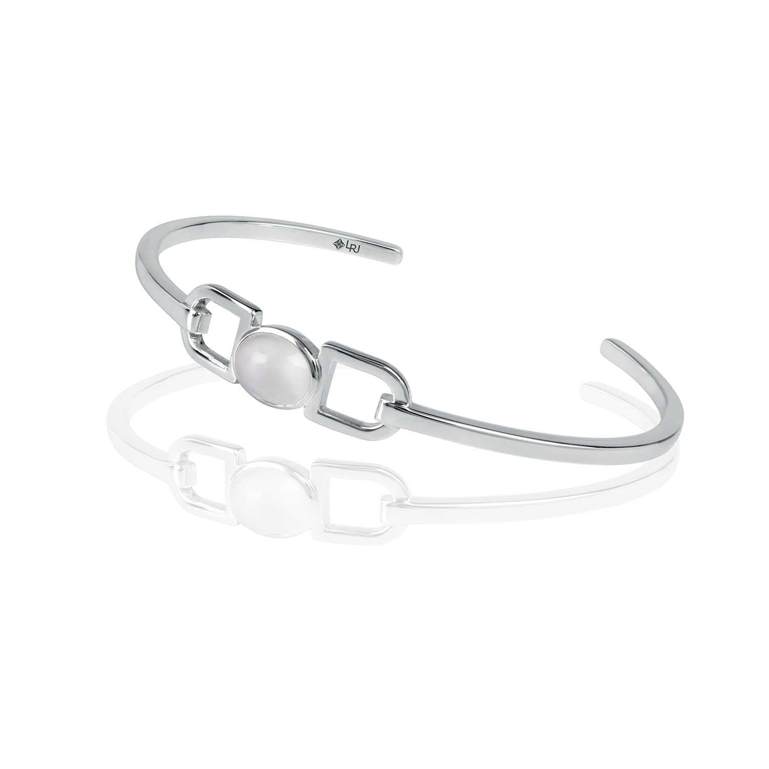 Moonstone Tide Bangle Bracelet