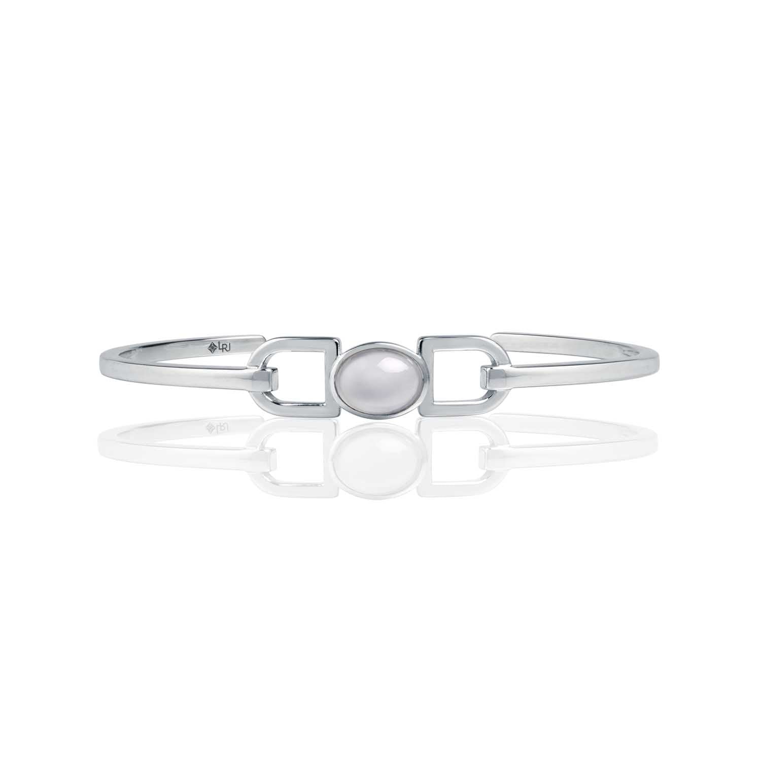 Moonstone Tide Bangle Bracelet