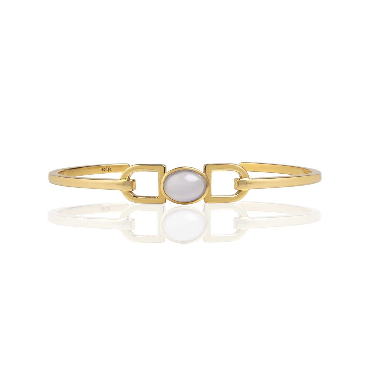 Moonstone Tide Bangle Bracelet