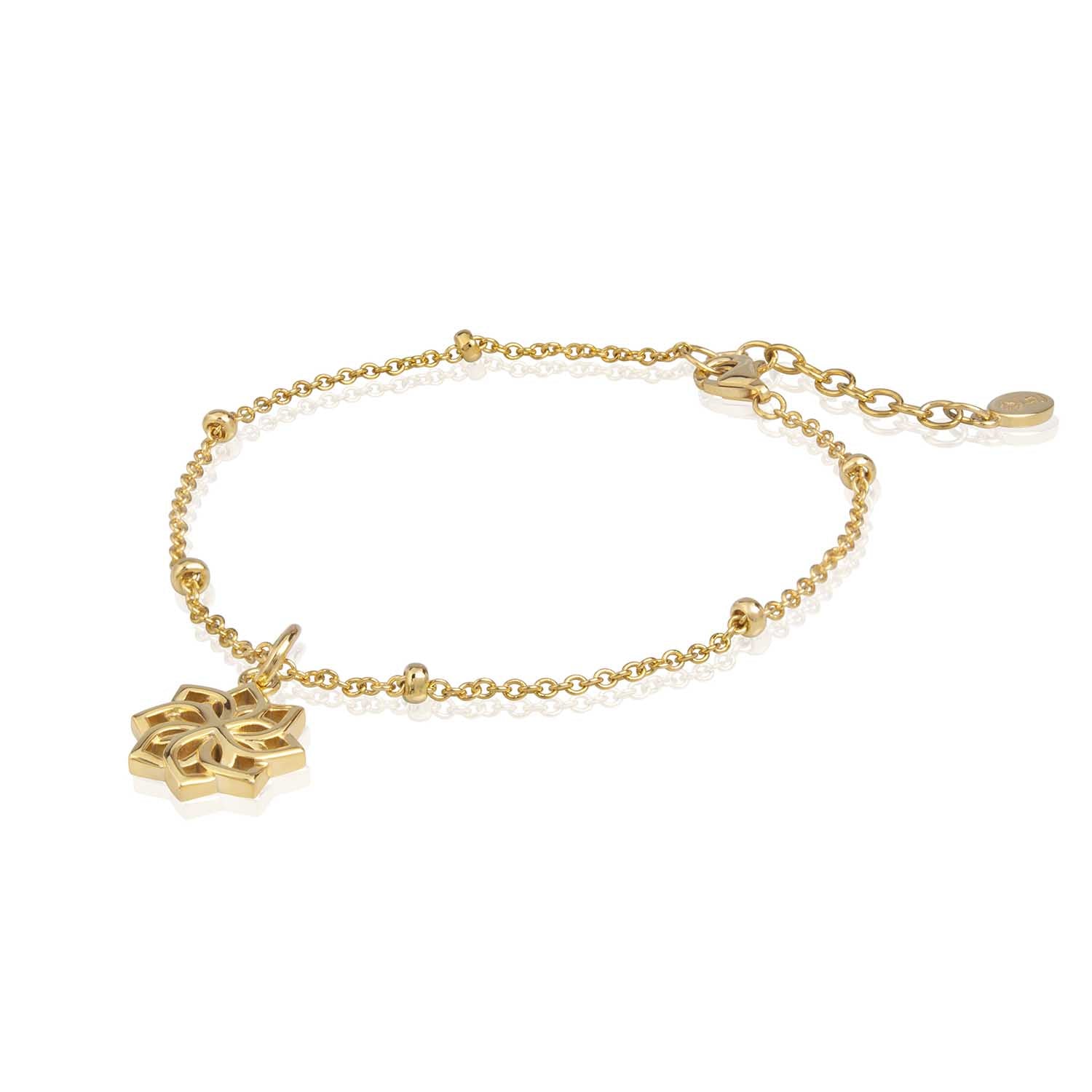 Lotus Pendant Bracelet