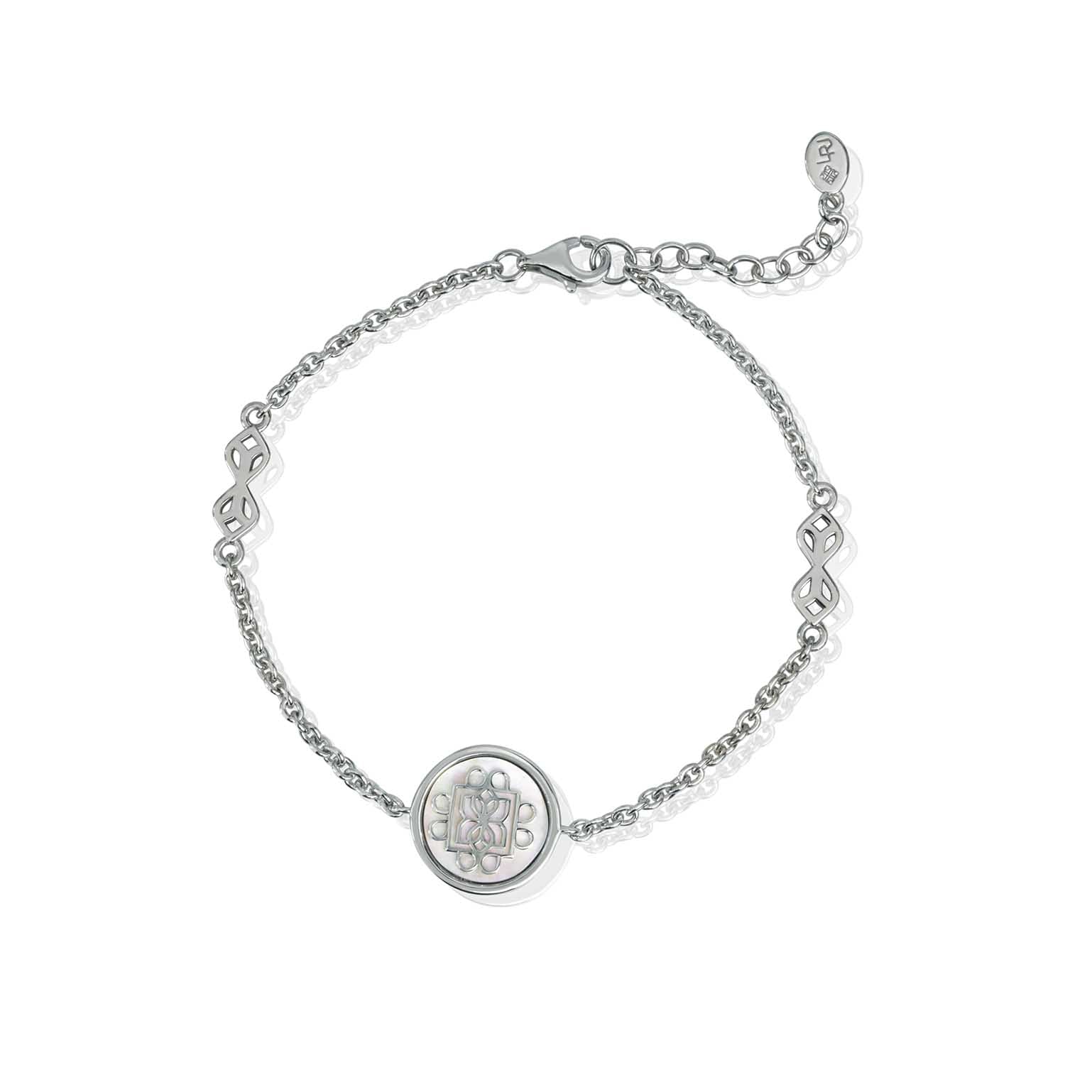 Lanna Eight Petal Medallion Bracelet