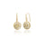 Lanna Eight Petal Medallion Drop Earrings