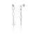 Paper Clip Chain Drop Earrings Steel Horse Jewelry