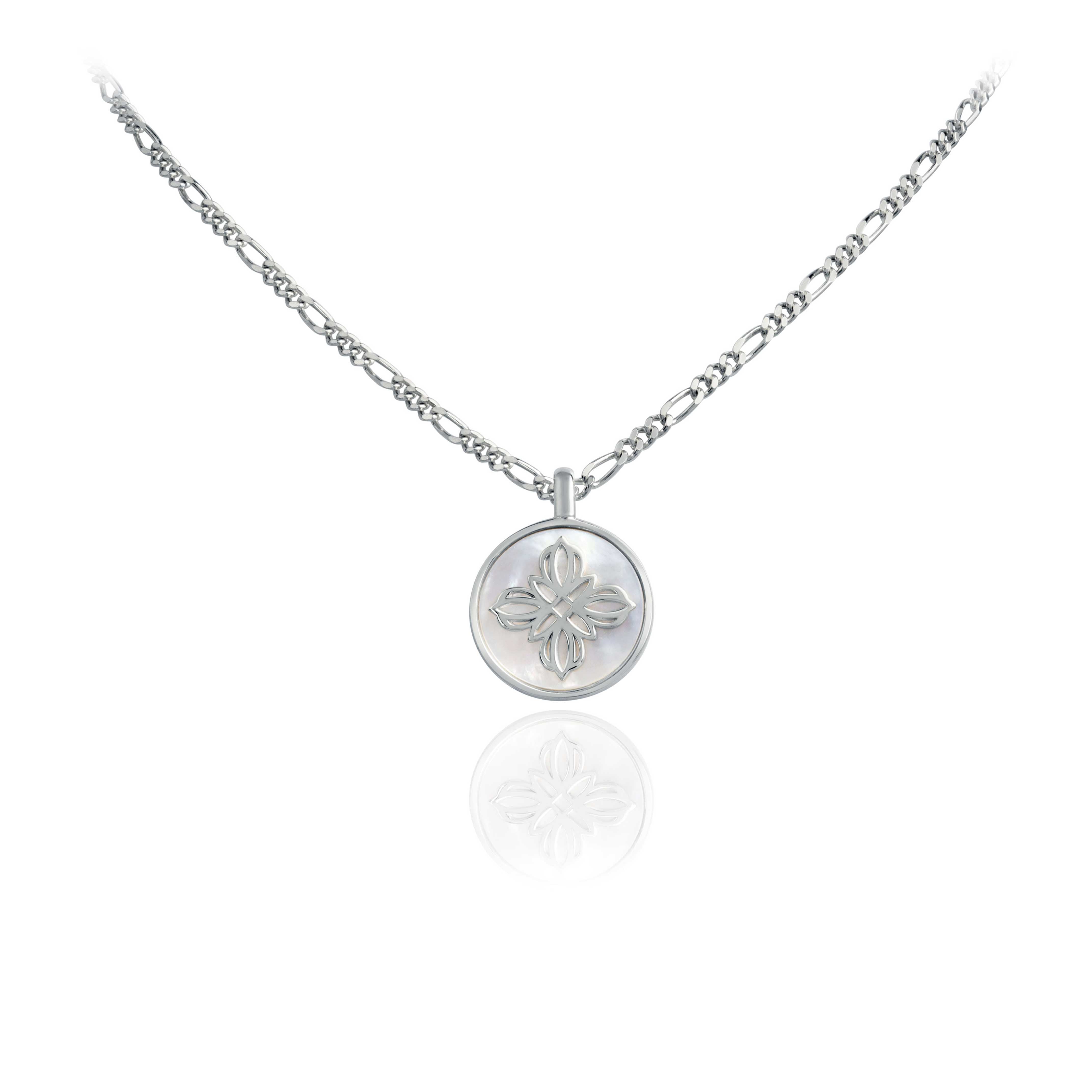 Lanna Four Petal Medallion Necklace