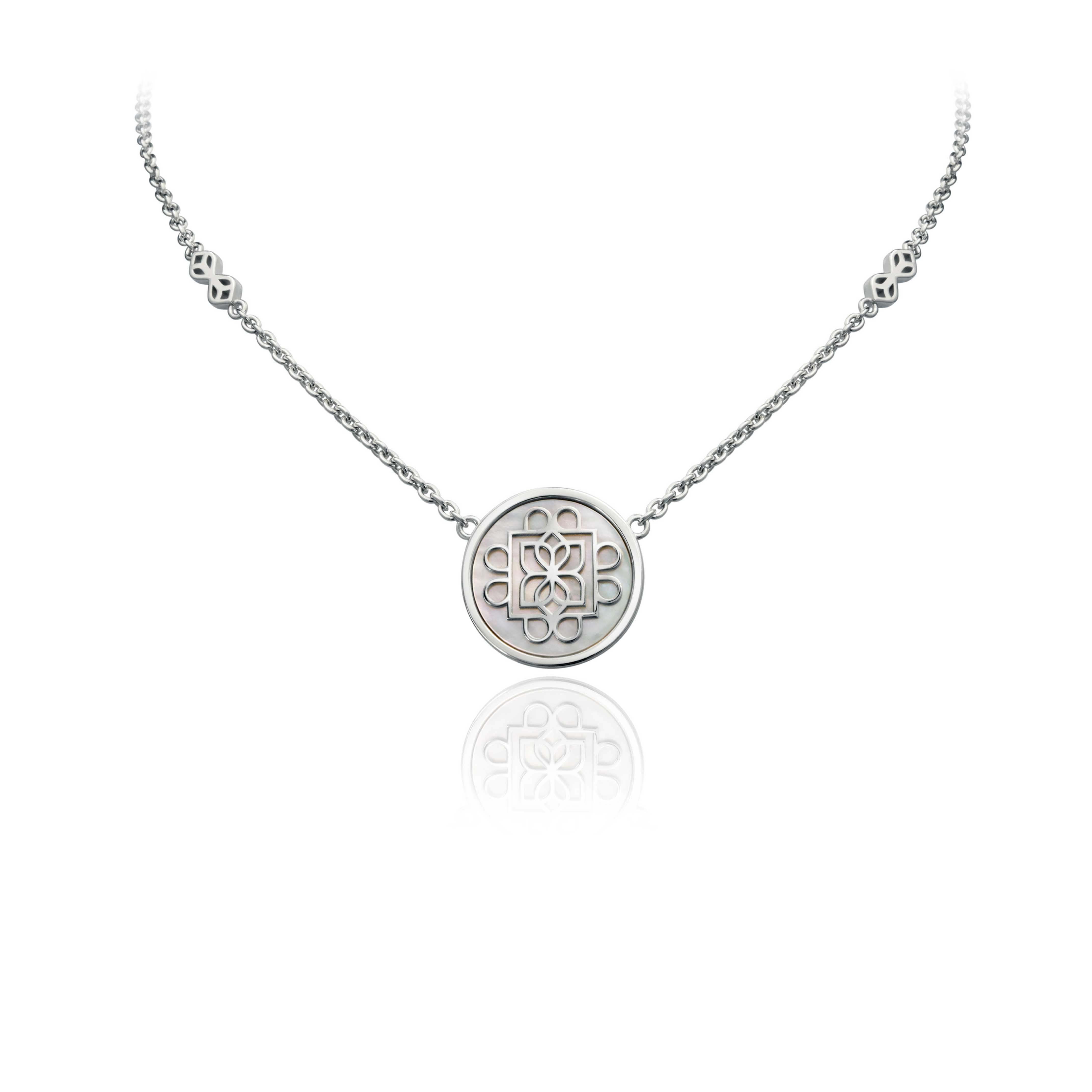 Lanna Eight Petal Deluxe Medallion Necklace