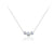 Lanna Solitaire 3-Stone Necklace