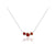 Lanna Solitaire 3-Stone Necklace