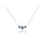 Lanna Solitaire 3-Stone Necklace