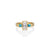 Samantha Turquoise Baguette Ring