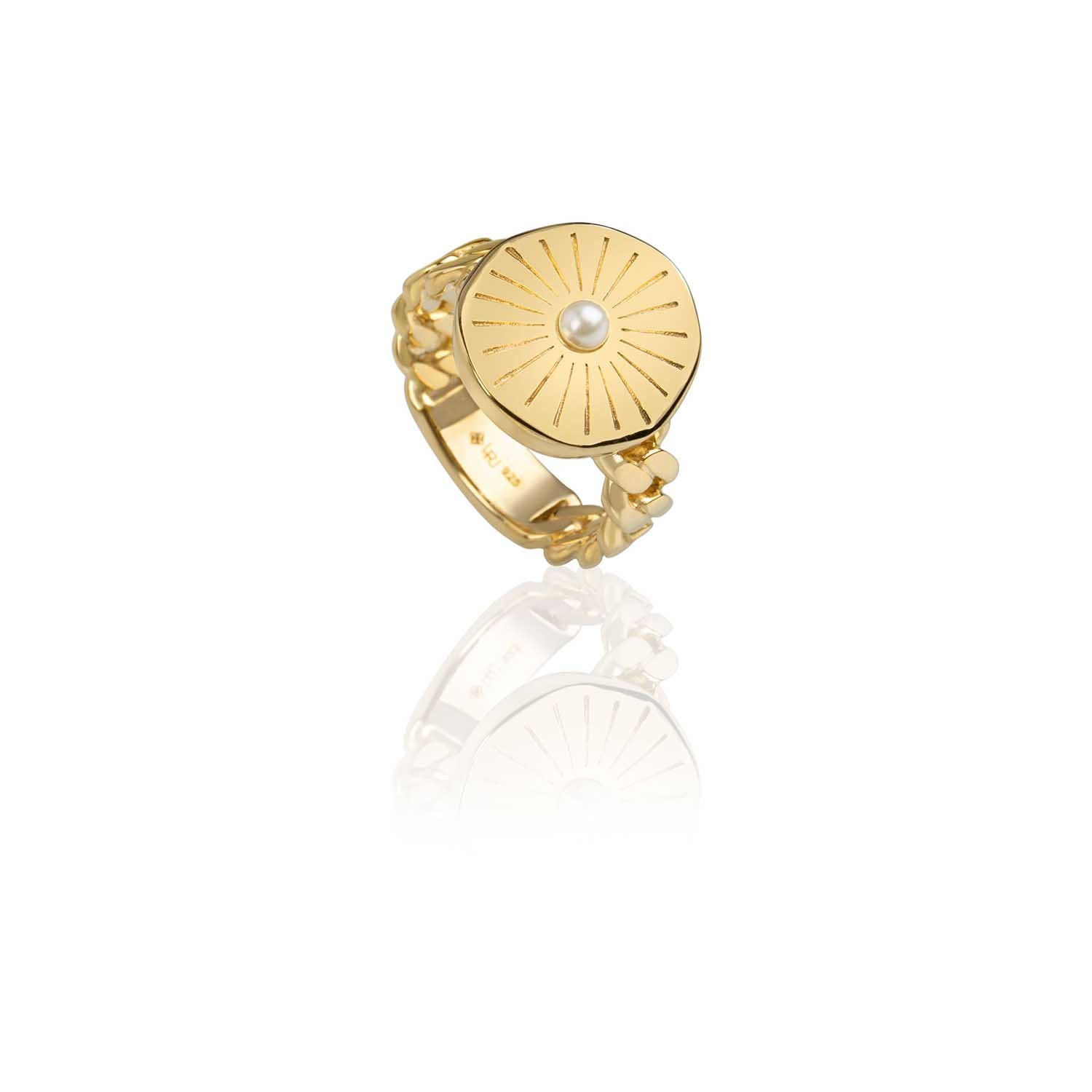 Ocean Star Sand Dollar Ring