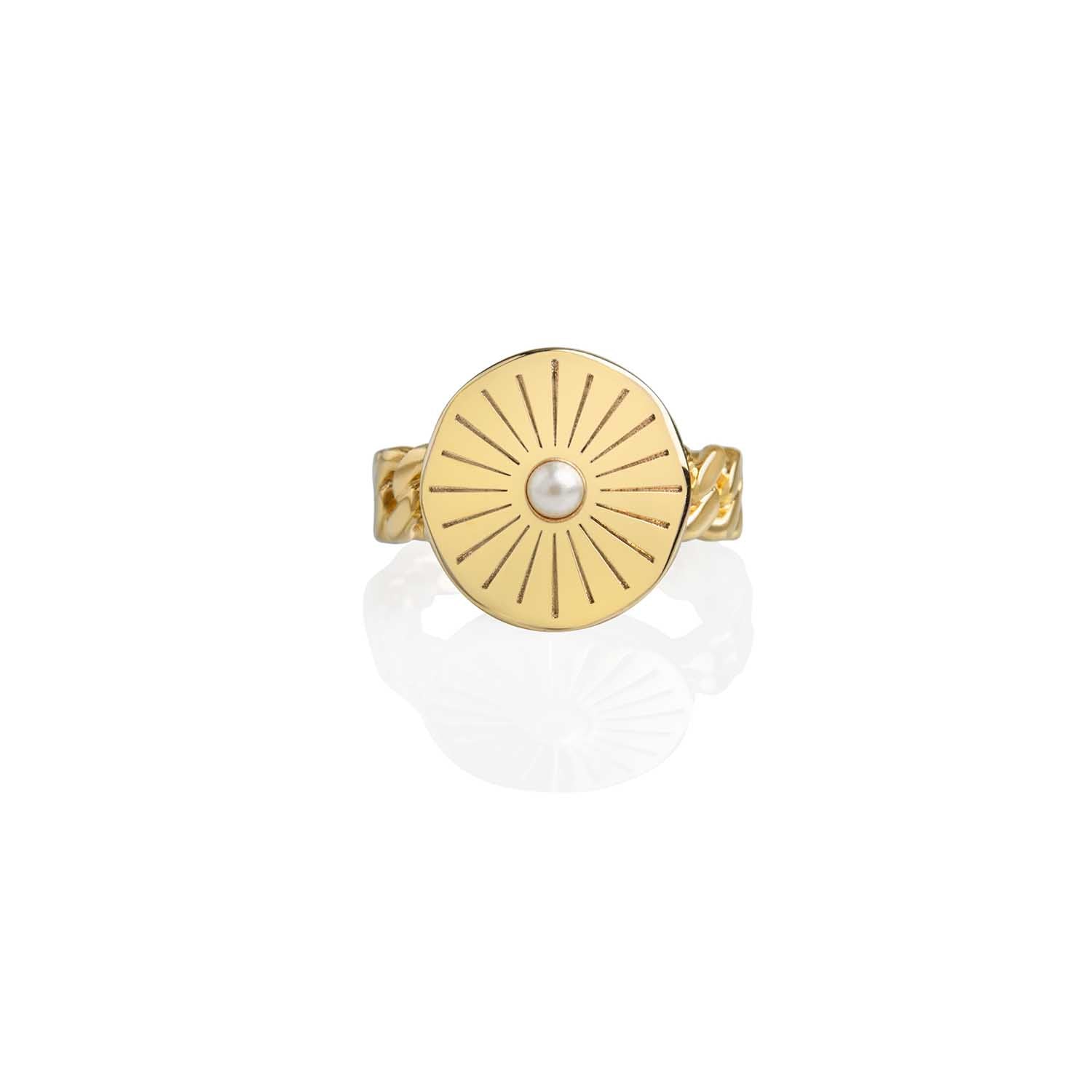 Ocean Star Sand Dollar Ring