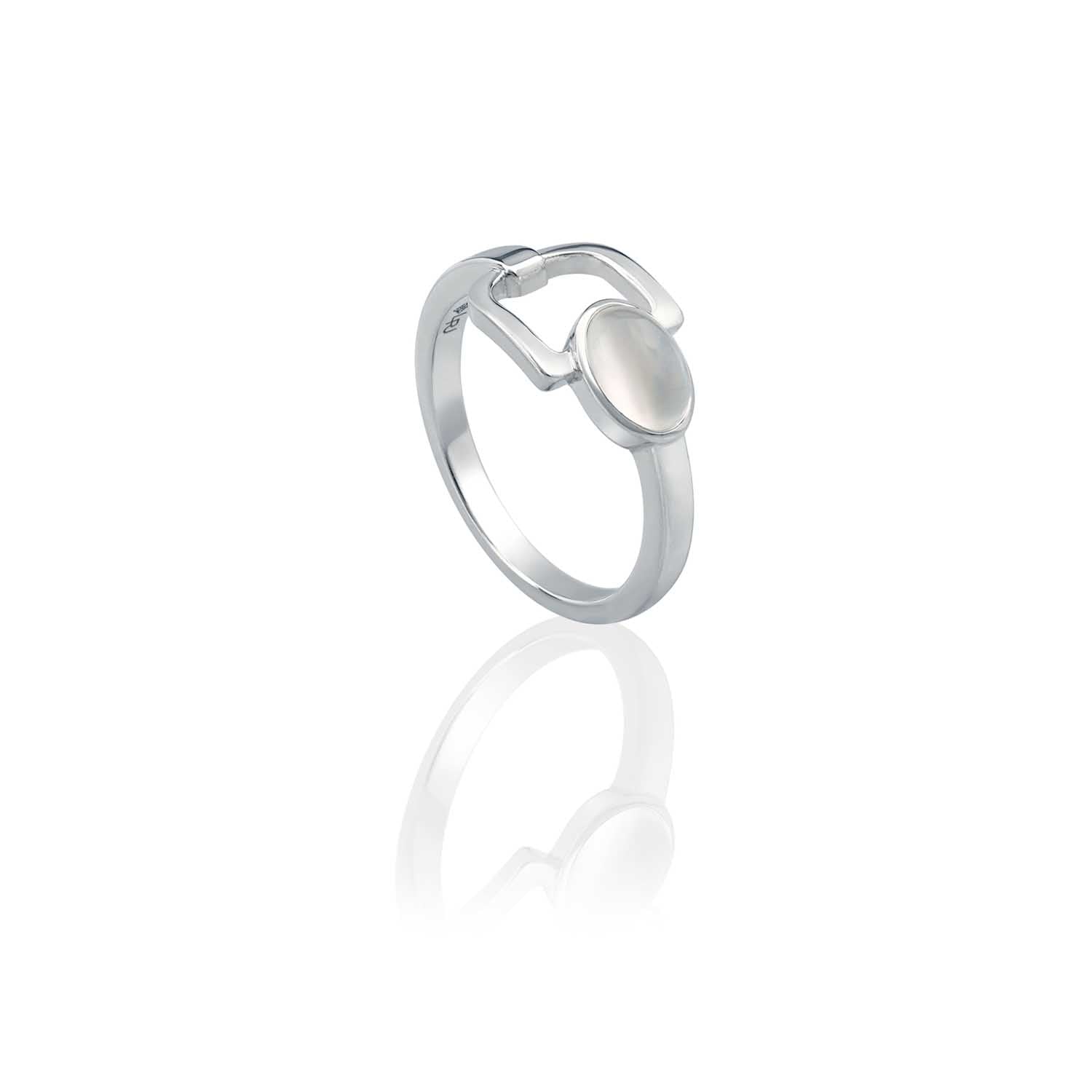 Moonstone Tide Ring