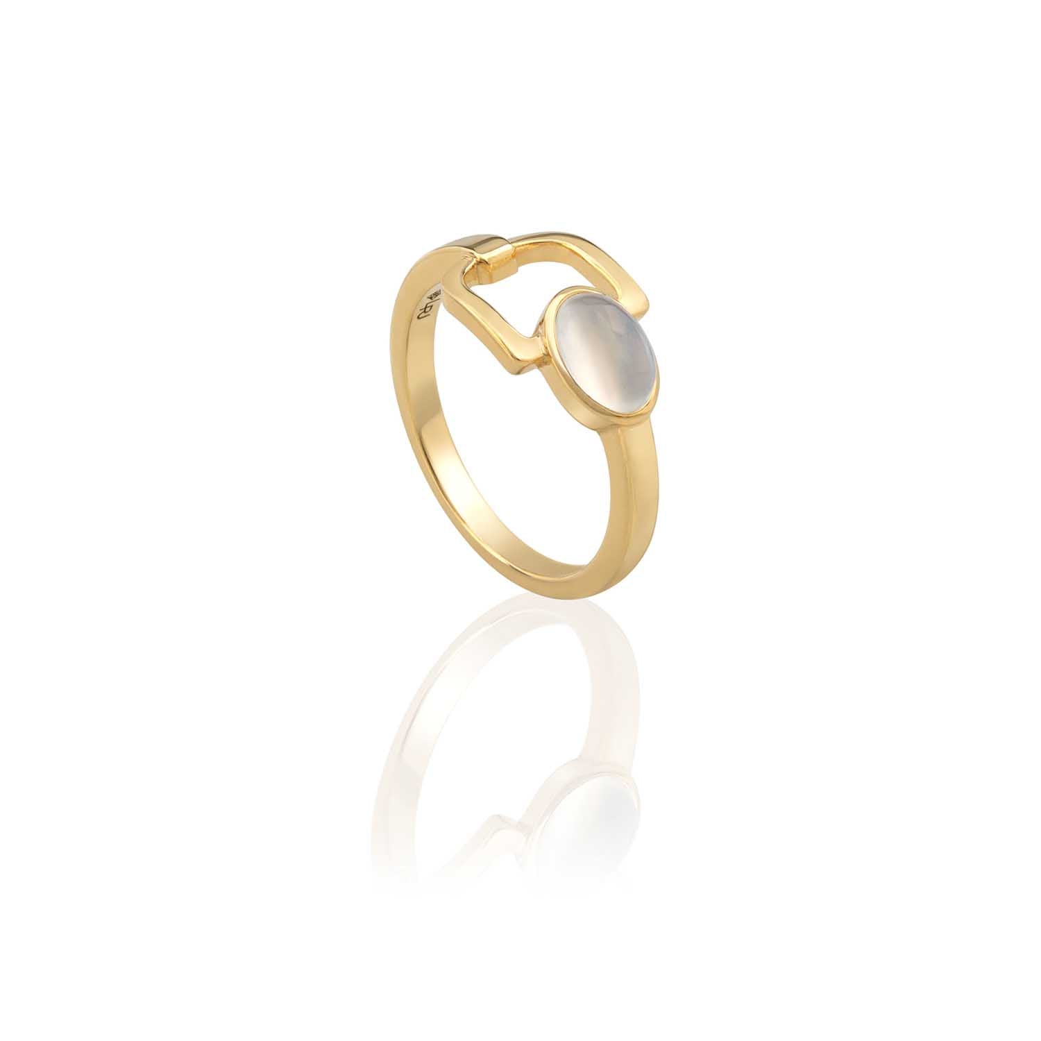 Moonstone Tide Ring