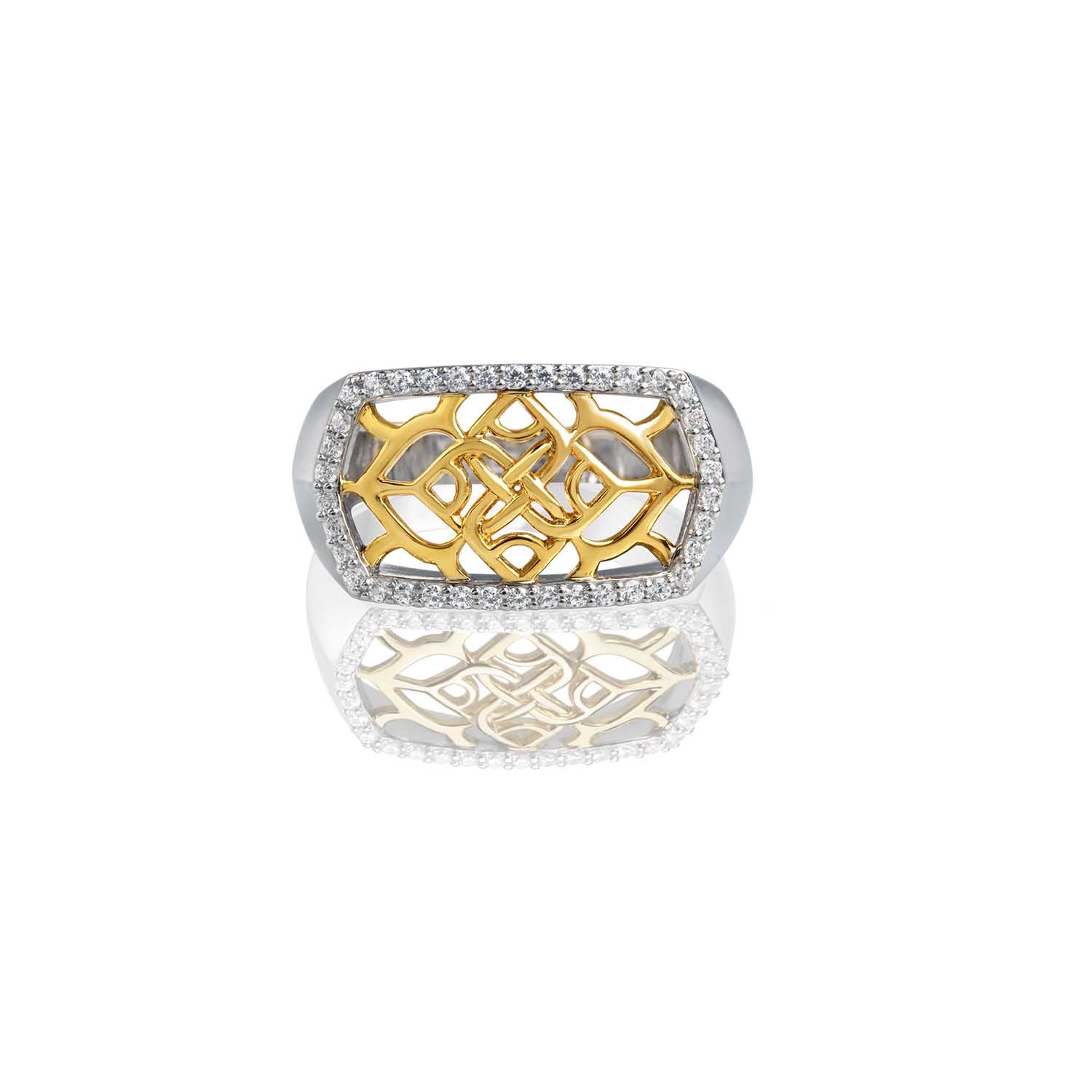 Lattice Rose Ring