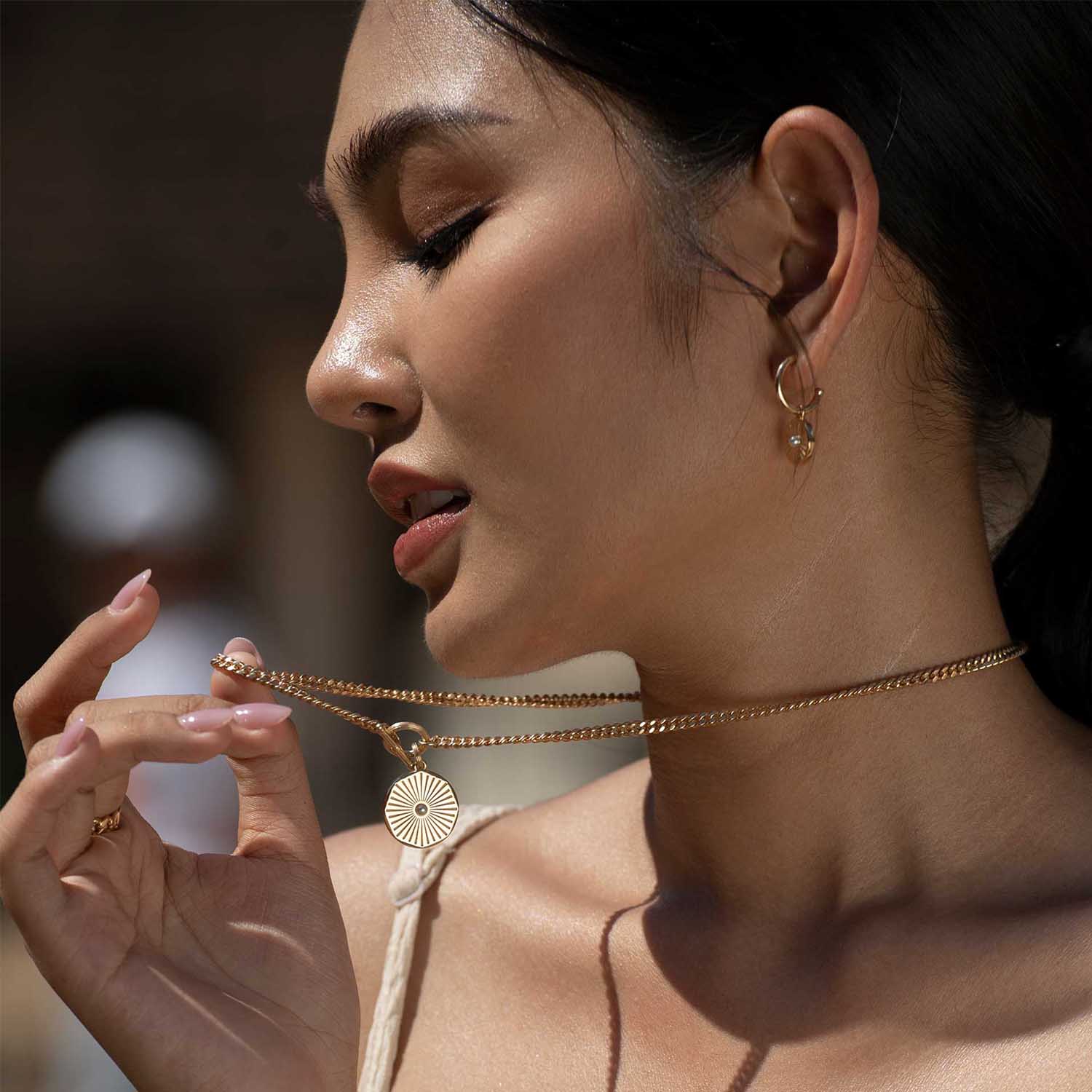 Ocean Star Sand Dollar Drop Earrings