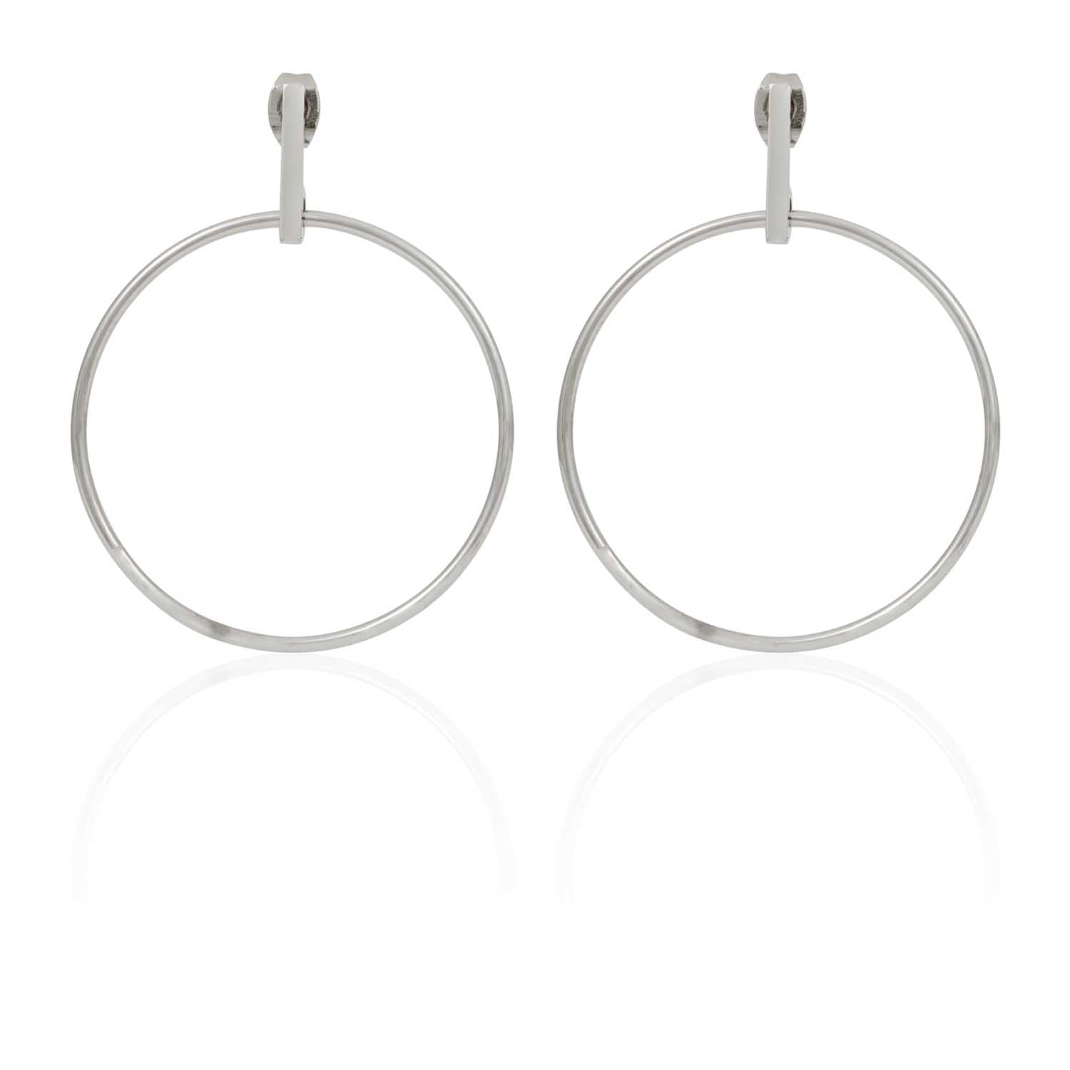 Single Ring Post Earrings