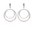 Double Ring Post Earrings