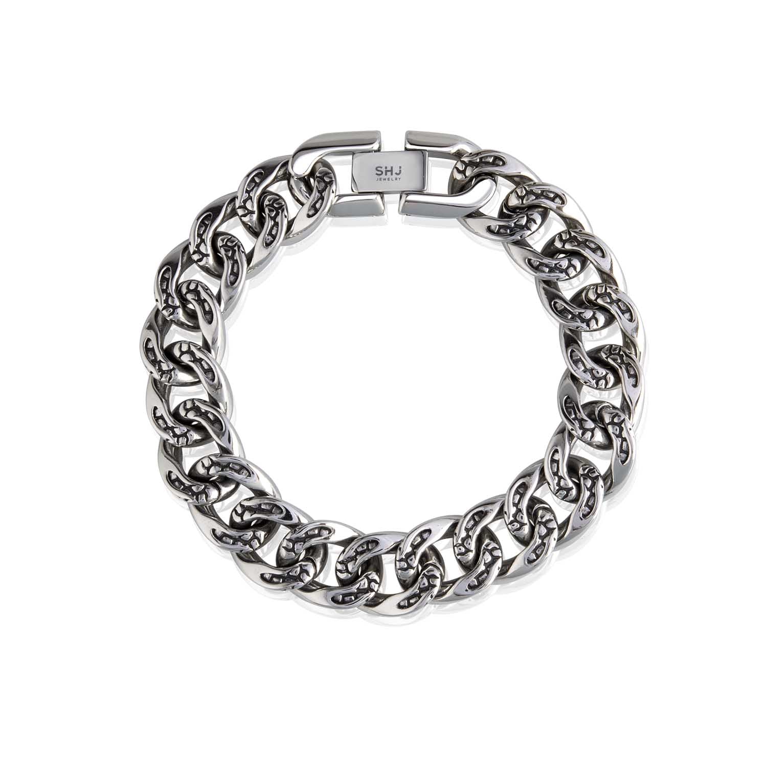 Inferno Serpent Chain Bracelet Steel Horse Jewelry