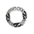 Black Double Link Chain Bracelet Steel Horse Jewelry