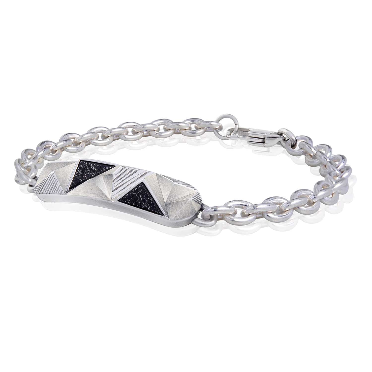 Bevel Edge Chain Bracelet