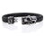 Phantom Skull Leather Bracelet