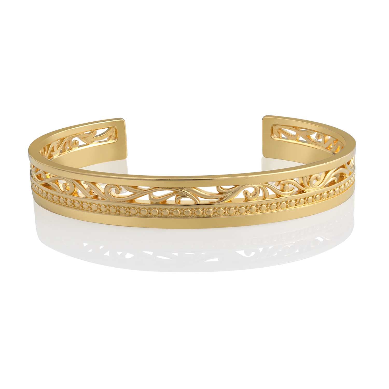 Twist & Flow Cuff Bracelet