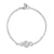 White Teardrop Bracelet