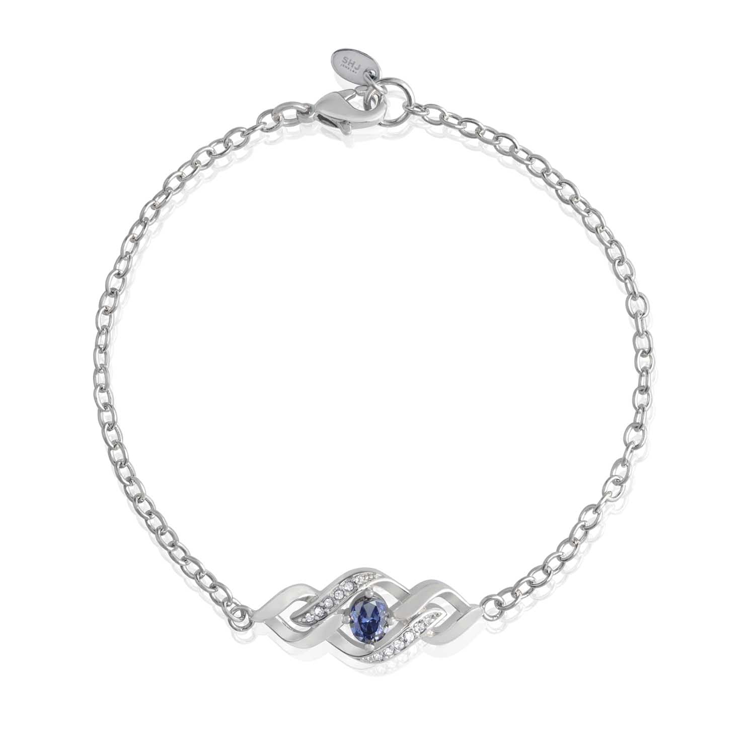 Blue Teardop Bracelet