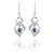 Blue Teardrop Earrings Steel Horse Jewelry