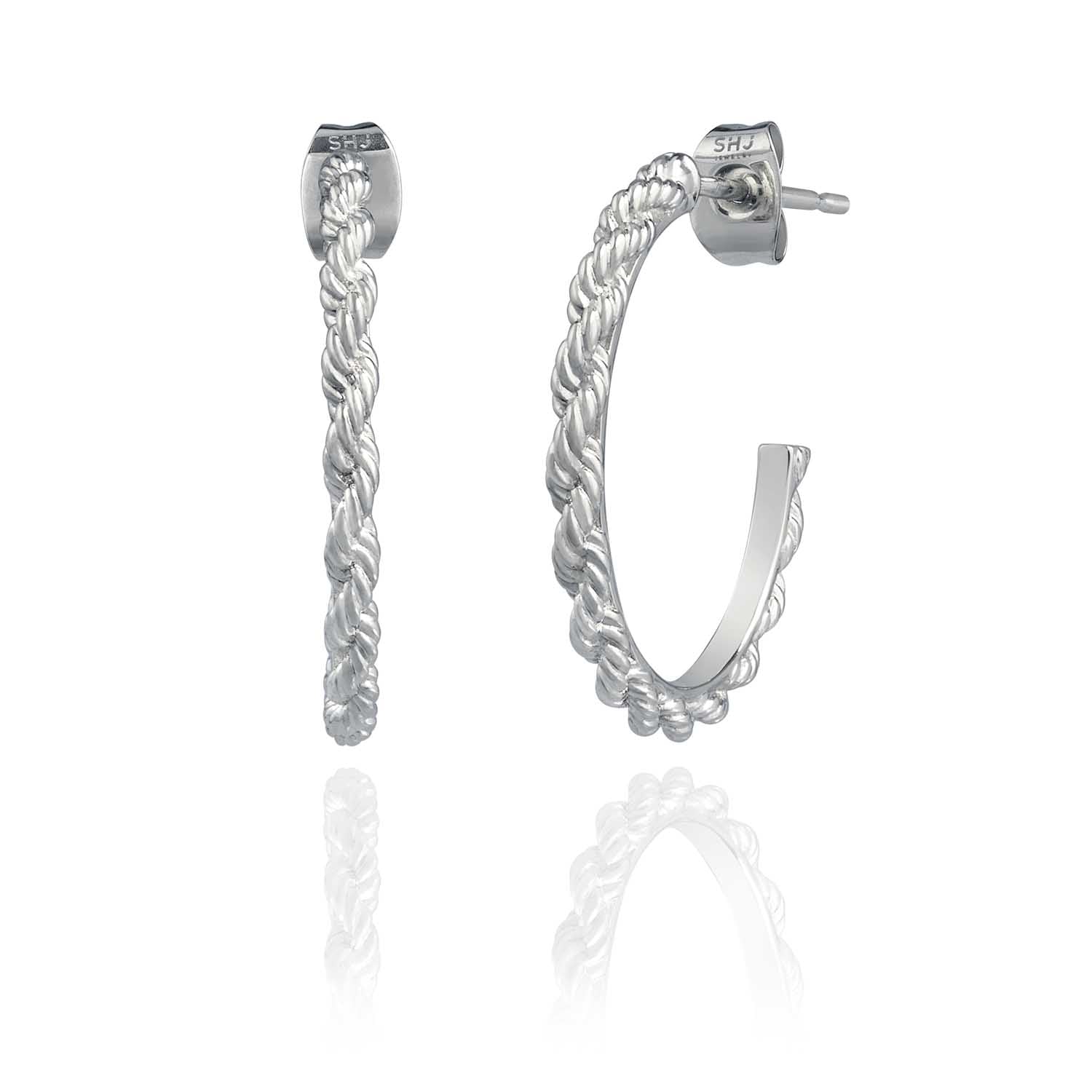 Rope Hoop Earrings