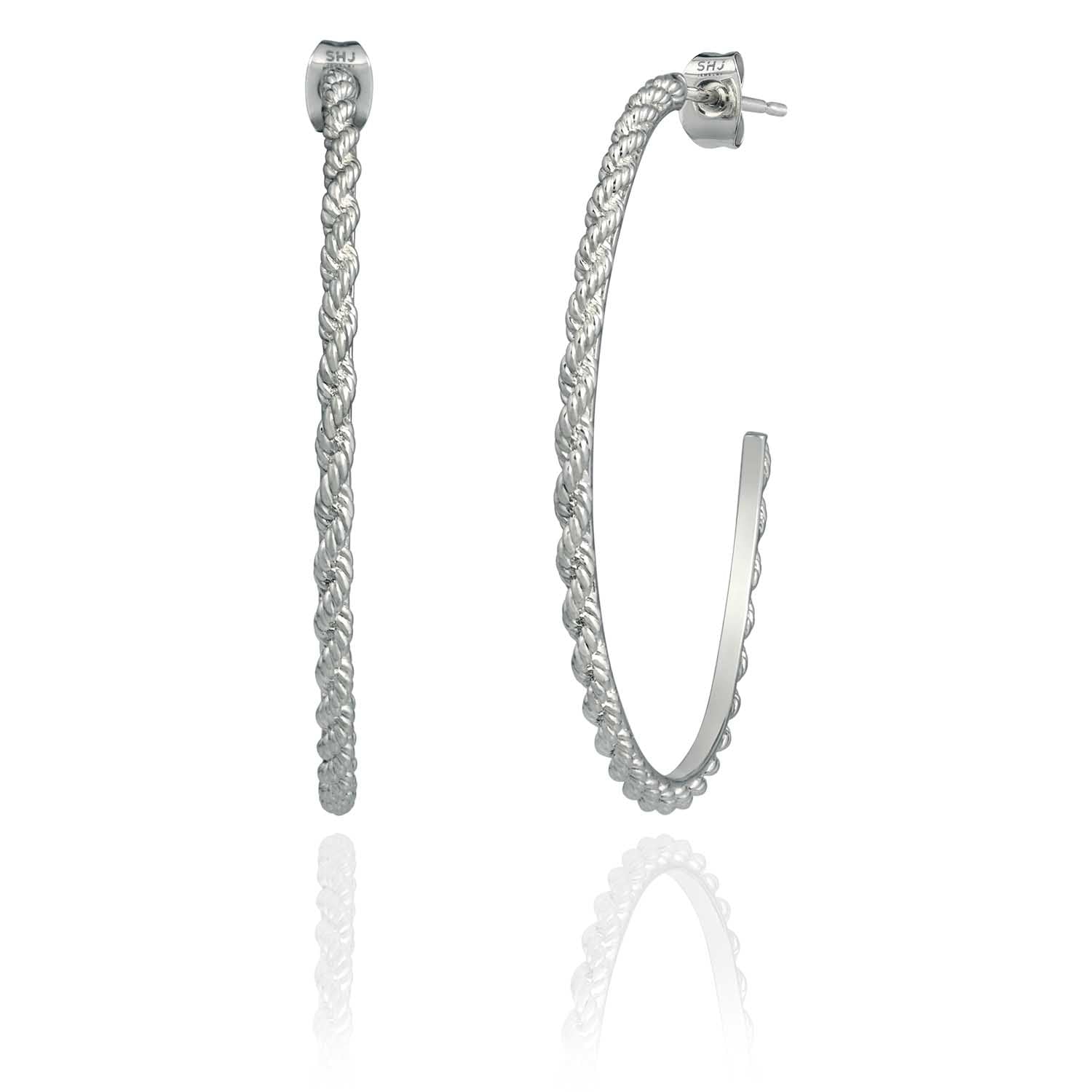 Rope Hoop Earrings