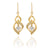 White Teardrop Earrings