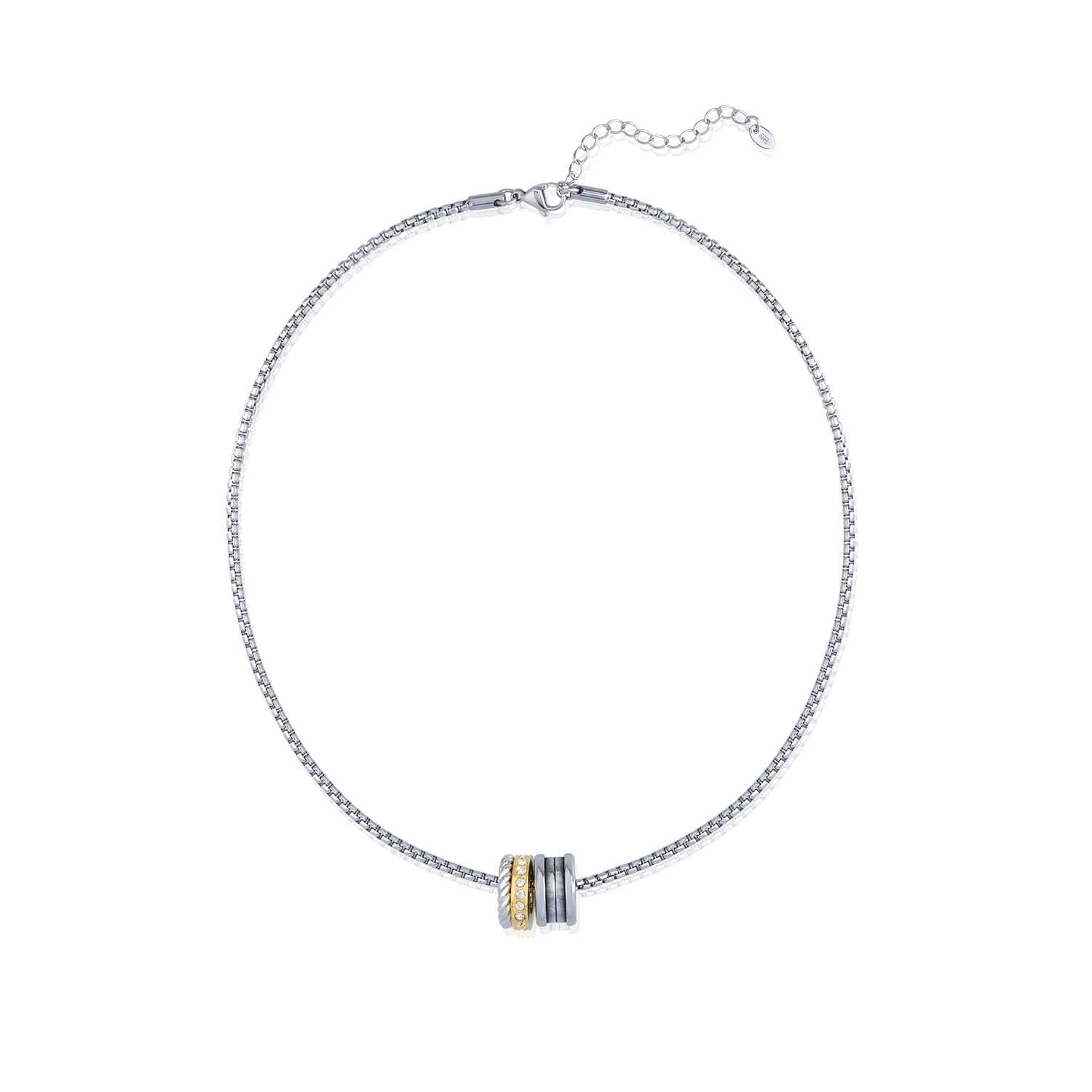 Twist & Flow 3-Barrel Necklace