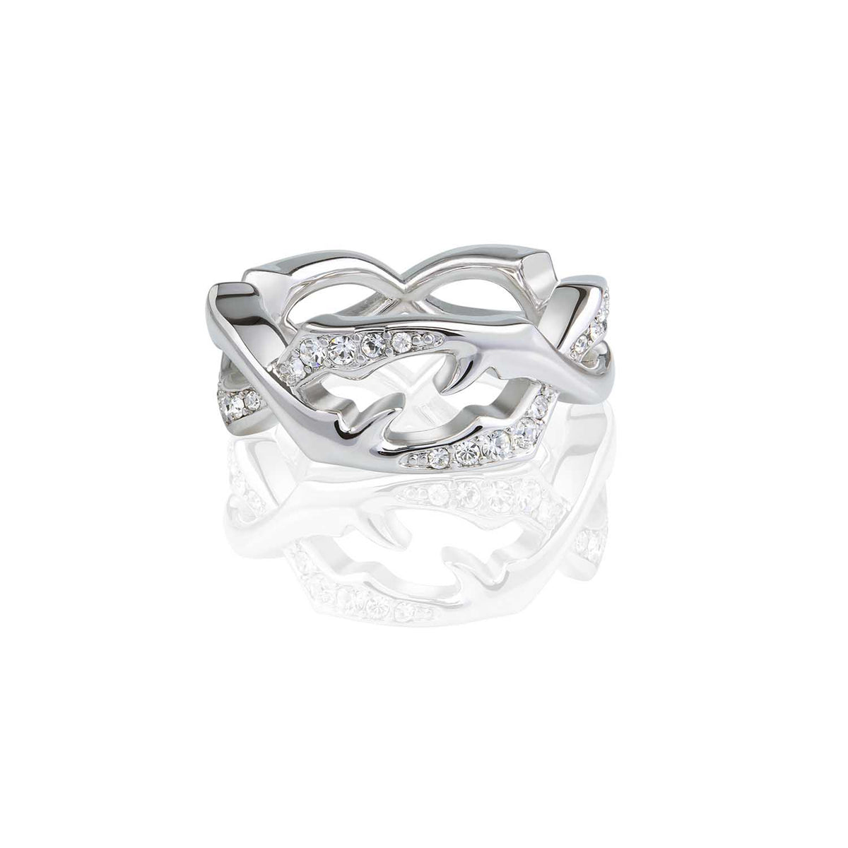 Infinite Thorns Ring Steel Horse Jewelry