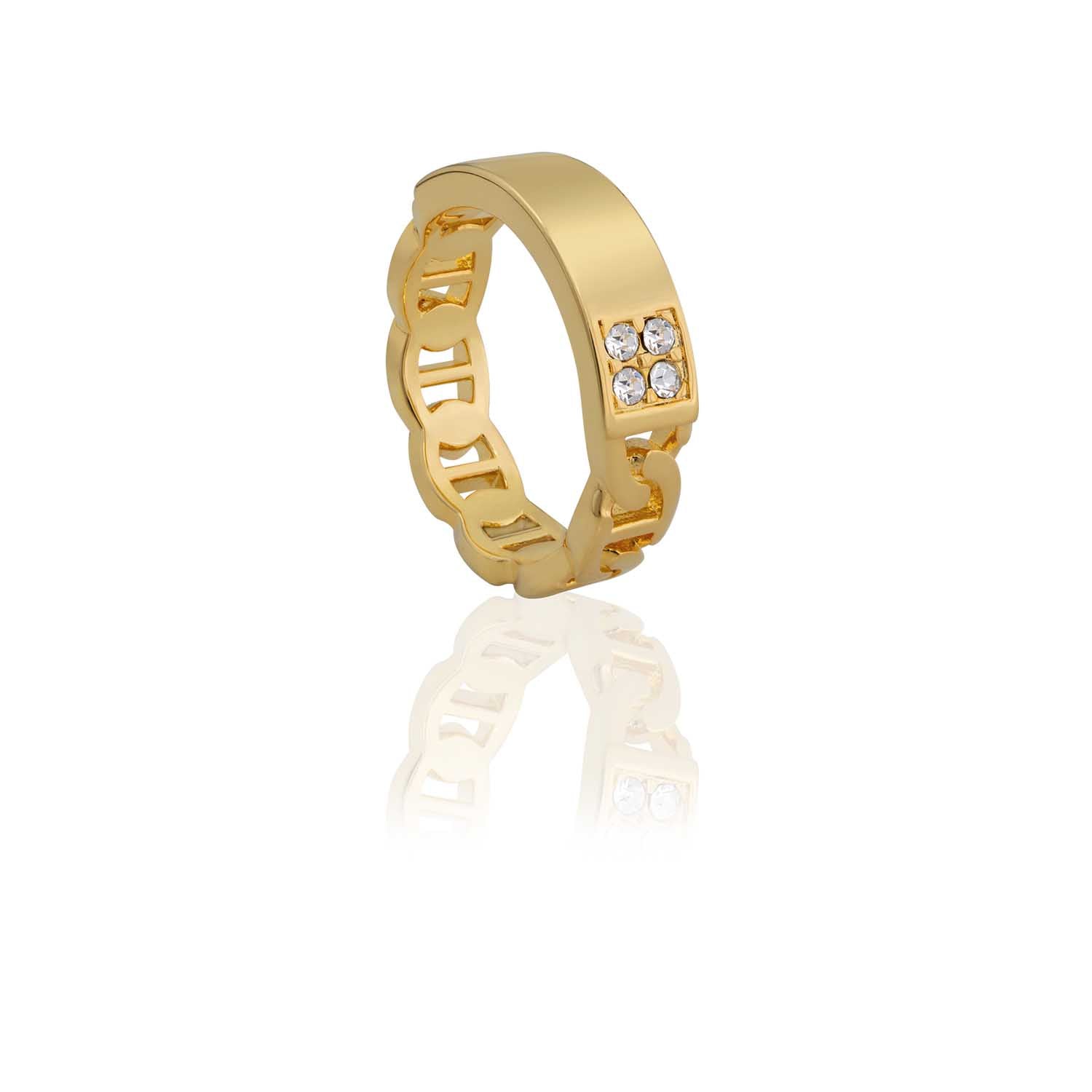 Luxe Bar Band Ring